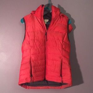 Coral Vest with Removable Hood